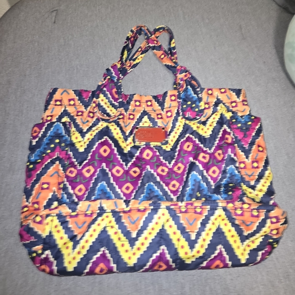 Marc By Marc Jacobs Quilted Pattern Tote Bag - Multicolor EUC - Picture 12 of 13